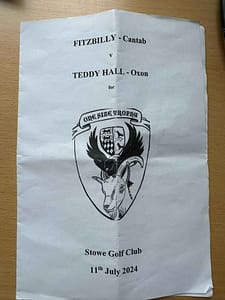 FitzHall Match Programme 2024
