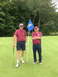 Mike Hamment and Pete Bennett at Stowe