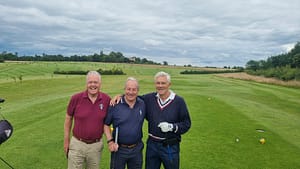 Graham May, David McCammon and David Ashworth at Stowe