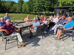 Drinks on the terrace after the Fitz Local Plus