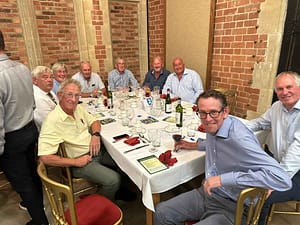 Post golf Charity Dinner in the Conservatory