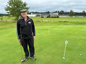 Andy Flint on the Putting Green