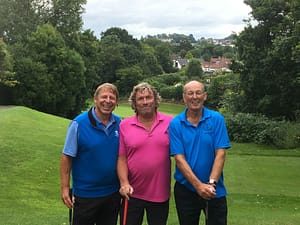 Pete Thomas, Ian Rosser and Fred Hartley at Henbury