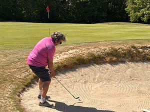 Ian Rosser bunkered