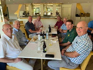 Post match meal at Cambridge Country Club