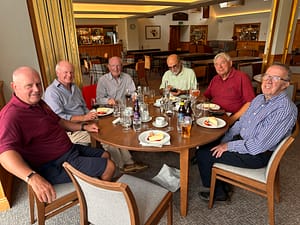 After match meal at West Herts