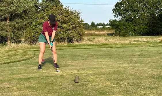 Caitlin Warden Hodge Tees Off